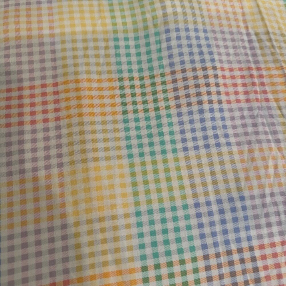 Emily Wonder Multicolor Gingham Sleeveless Midi Dress Adjustable Tie Front small - Picture 3 of 11
